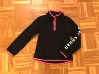 Pullover Pulli schwarz pink Fleece - Größe 122/128 - C&A Bergedorf - Hamburg Lohbrügge Vorschau