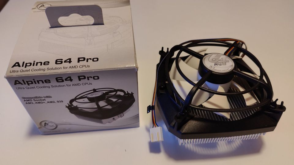 Arctic Cooling Alpine 64 Pro CPU Kühler - OVP, AMD: AM2, AM3, 939 in Flintbek