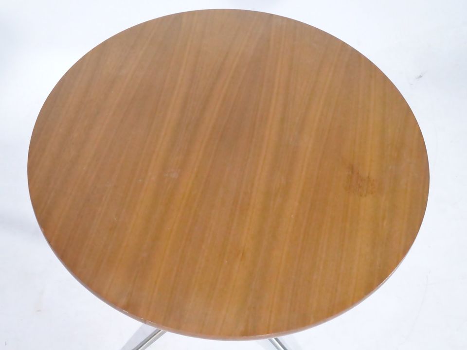 70er Jahre Chrom Teak Couchtisch Vintage Beistelltisch Tisch Mid- in Mainz