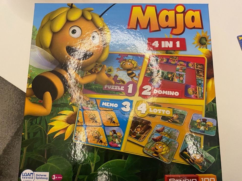 Gesellschaftsspiel Biene Maja 4 in 1 in Berkenbrück