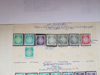 Dienstmarken, Briefmarken 1954/56 Faserpapier gestempelt Mi 18-22 Berlin - Marzahn Vorschau