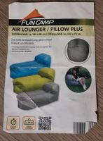 Aufblasbares Luftsofa Air Lounger Pillow Plus von FunCamp im grau Niedersachsen - Hameln Vorschau