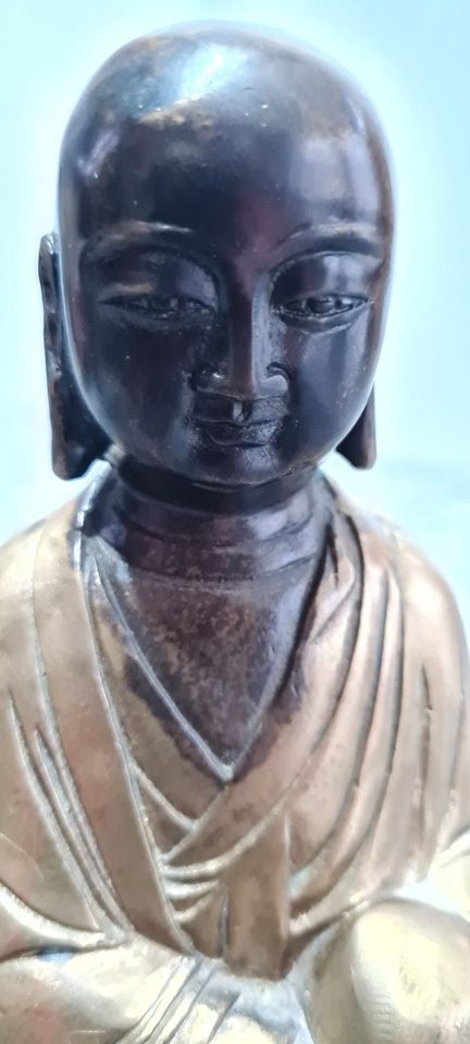 tibetischer Mönch/Buddha, vermutl. Bronze in Wiesbaden