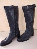 Hohe Damen - Stiefel, schwarz, Gr. 38 Brandenburg - Schönwalde-Glien Vorschau