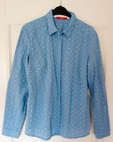 Bluse / Hemdbluse von S. Oliver, blau mit Muster, Gr. 40 Nordrhein-Westfalen - Schieder-Schwalenberg Vorschau