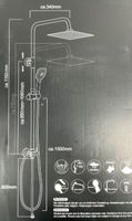 Görbach Regendusche Duschsystem ohne Duscharmatur R2C7532 Hessen - Neustadt Vorschau