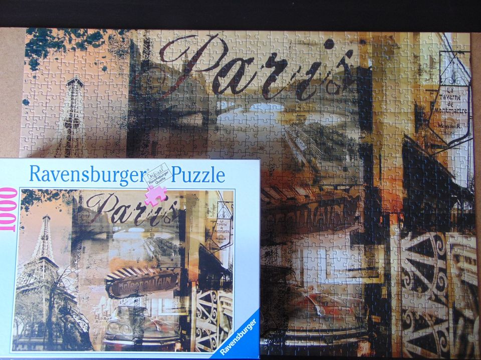 Ravensburger Puzzle 1000 Teile, Nostalgisches Paris in Asperg
