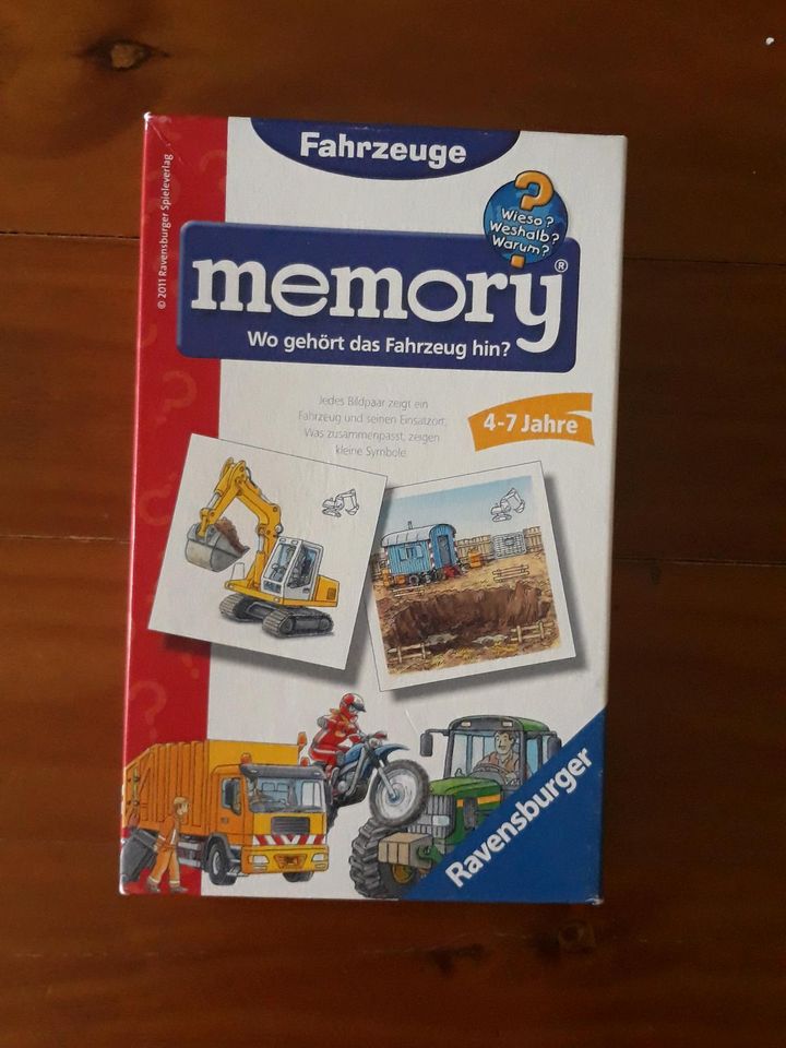 Ravensburger memory Fahrzeuge 4-7Jahre in Aschaffenburg