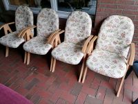 Stuhlsessel Stühle mit Armlehnen 4 Stück Niedersachsen - Wiefelstede Vorschau