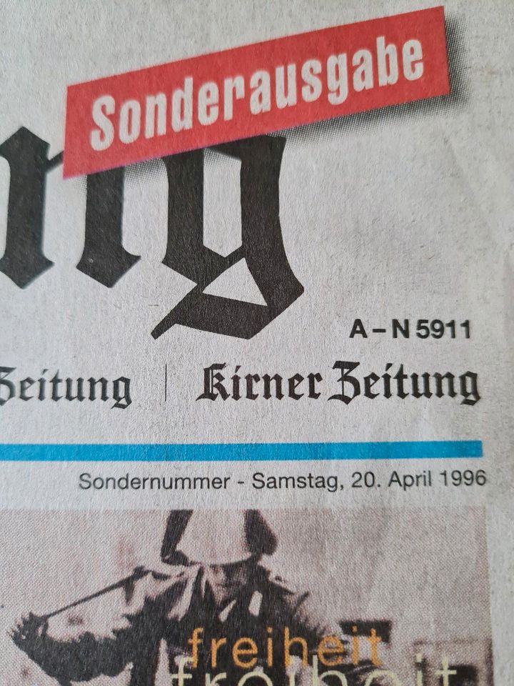 Rhein Zeitung Sonderausgabe 20.April 1996,TOP !!! in Neuwied