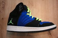 Nike Air Jordan Sneaker Gr. 38 blau, schwarz, weiß, neon gelb Rheinland-Pfalz - Lahnstein Vorschau