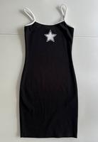 New Yorker Geripptes Spaghetti Kleid Schwarz mit Stern Gr. XS Berlin - Steglitz Vorschau