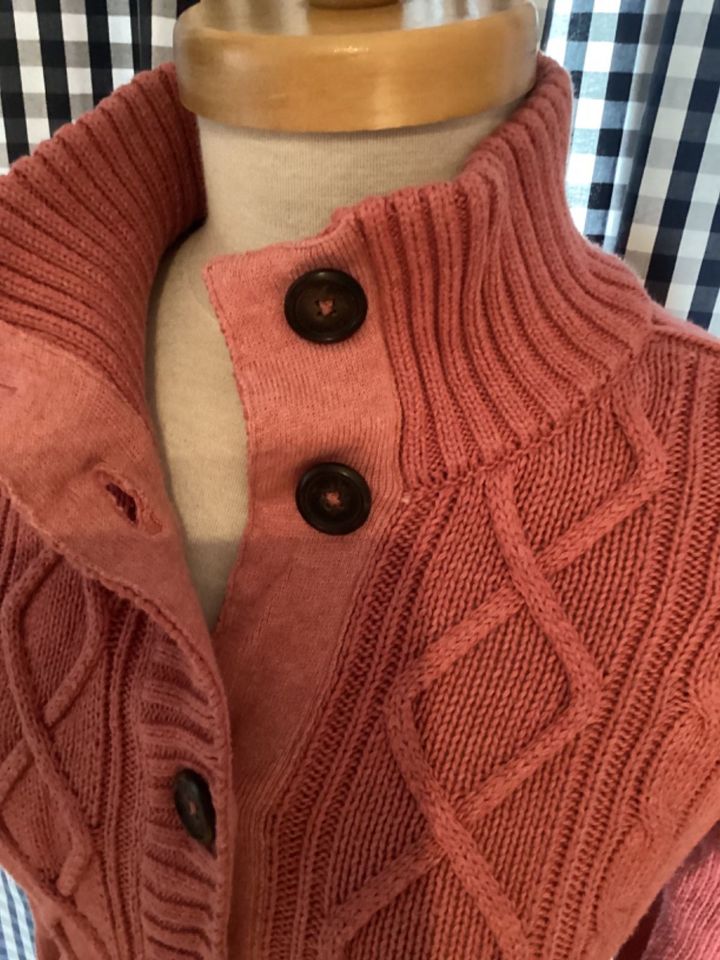 Sebago Strickjacke Cardigan S koralle in Kirchbarkau