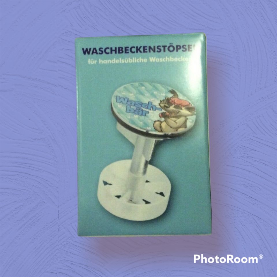 █▬█ ☀ ▀█▀ Waschbärstöpsel Stöpsel Waschbär Waschbecken NEU in Flensburg