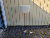 Stehlampe Lampe Metall gold messing weiß creme 50er 60er alt DDR Sachsen - Zwickau Vorschau