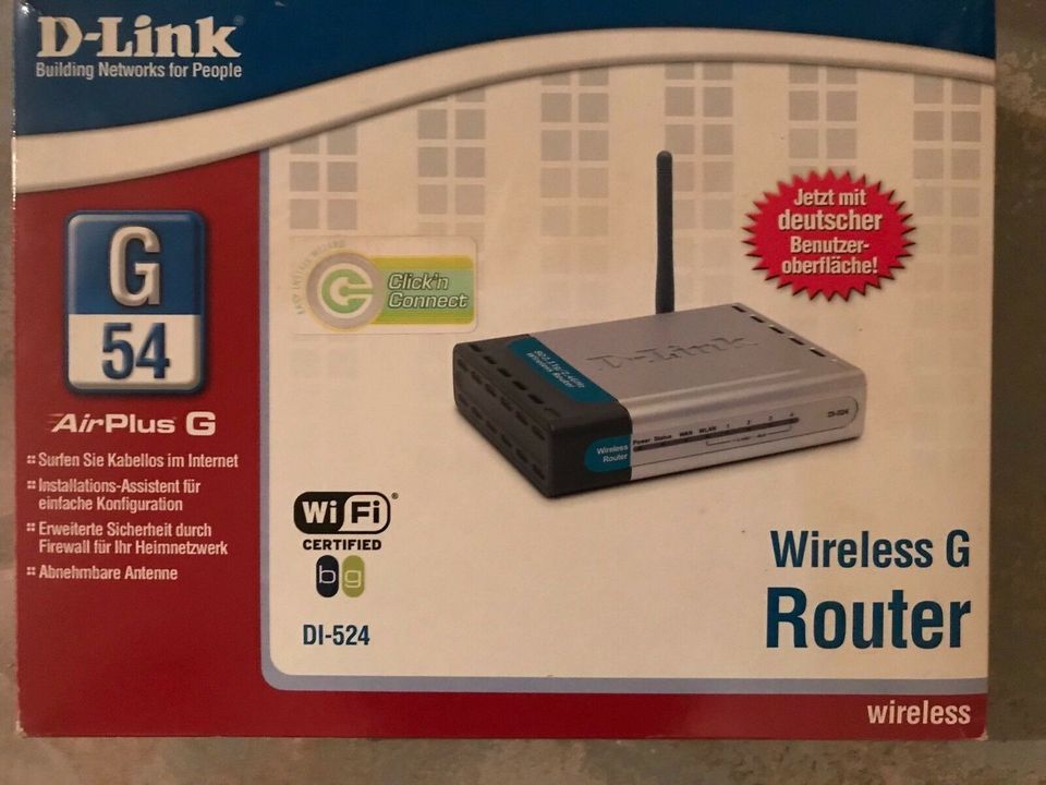 Router D-Link Wireless G Router G 54 in Neuenkirchen