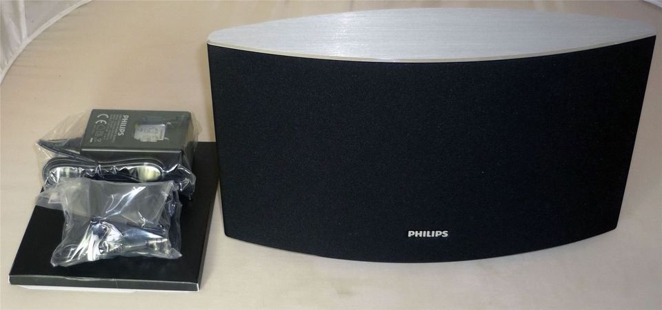 PHILIPS AD7000W - Streaming (airplay-) Lautsprecher - schwarz in Ringe