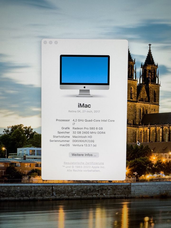 iMac 5K 27“ i7 - 4,2 GHz Quad-Core (2017) in Magdeburg