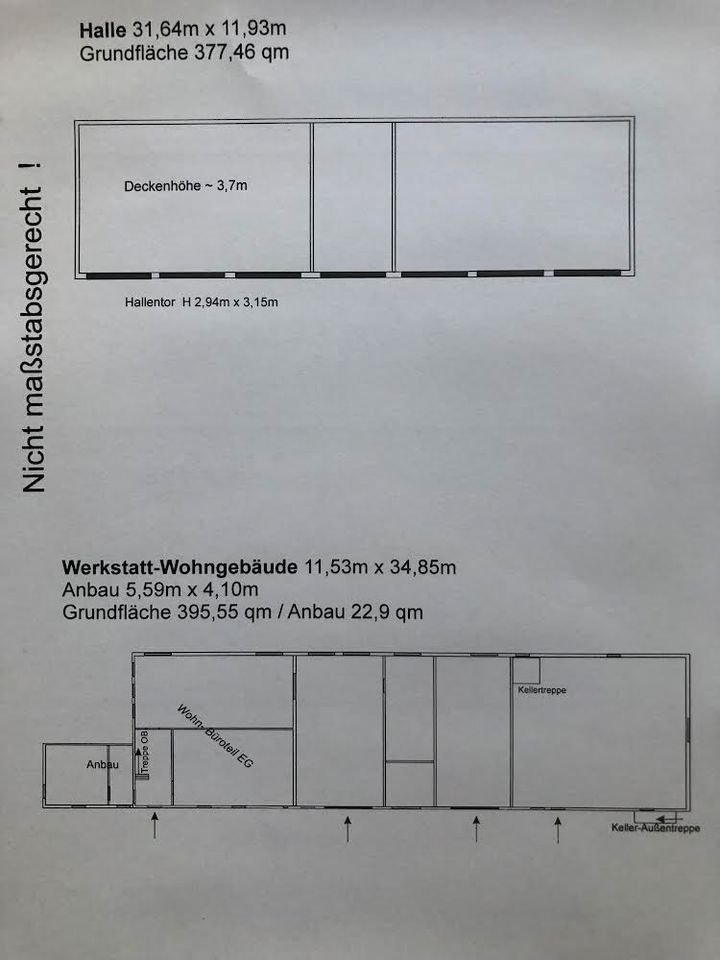 Bauernhof ❤️ ~ 1 Hektar Gewerbegrundstück Halle Wohnen in Hamburg