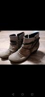 Graue Cityline Stiefeletten 38 Deichmann mit Kordeln Sachsen - Radeberg Vorschau