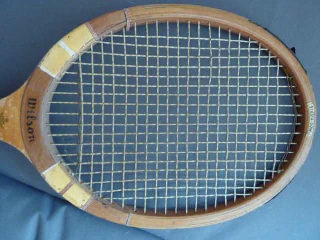 ALTER Tennisschläger 1949 von Wilson Jack Kramer Davis Cab Gewi. in Oberneisen