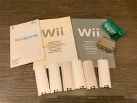 Nintendo Wii 6 Kappen für Controller, Adapter, Handbücher Sachsen - Torgau Vorschau