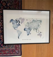 Kunstdruck Weltkarte im Rahmen von leo la douce Essen - Altenessen Vorschau