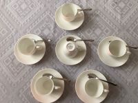 6 x Villeroy & Boch Espressotasse und Untertasse + Espressolöffel Herzogtum Lauenburg - Alt Mölln Vorschau