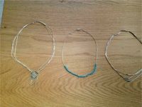 3 Halsketten (Sterling Silber) mit blauen Steinen Bayern - Simbach Vorschau