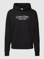 CK Hoodie mit Logo-Print Modell 'NEW YORK' schwarz Hessen - Korbach Vorschau