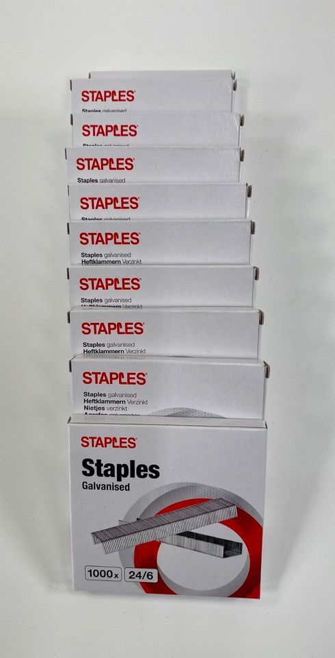 50 Pack. Staples Heftklammern verzinkt, Großhandel online shop in Tanna