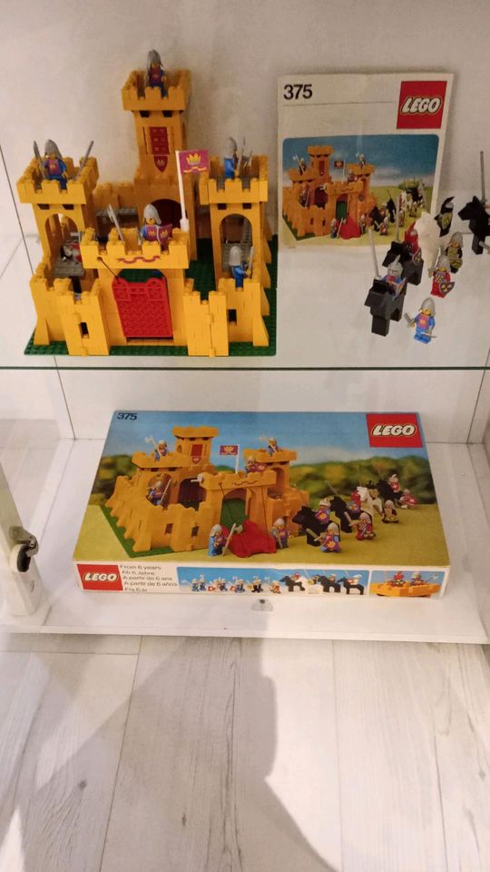 Lego Ritter Burg 375 mit Box und OB vollständig Vintage Klassiker in Beckingen