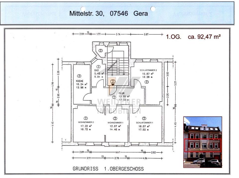 Investieren Sie clever: Kapitalanlage in guter Lage von Gera mit hohem Potenzial! in Gera