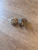 Leoparden Ohrclips Stoff 80er Vintage Retro Leo Damen Kiel - Kiel - Damperhof Vorschau