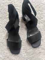Sandalen schwarz neuwertig Leder Brandenburg - Panketal Vorschau