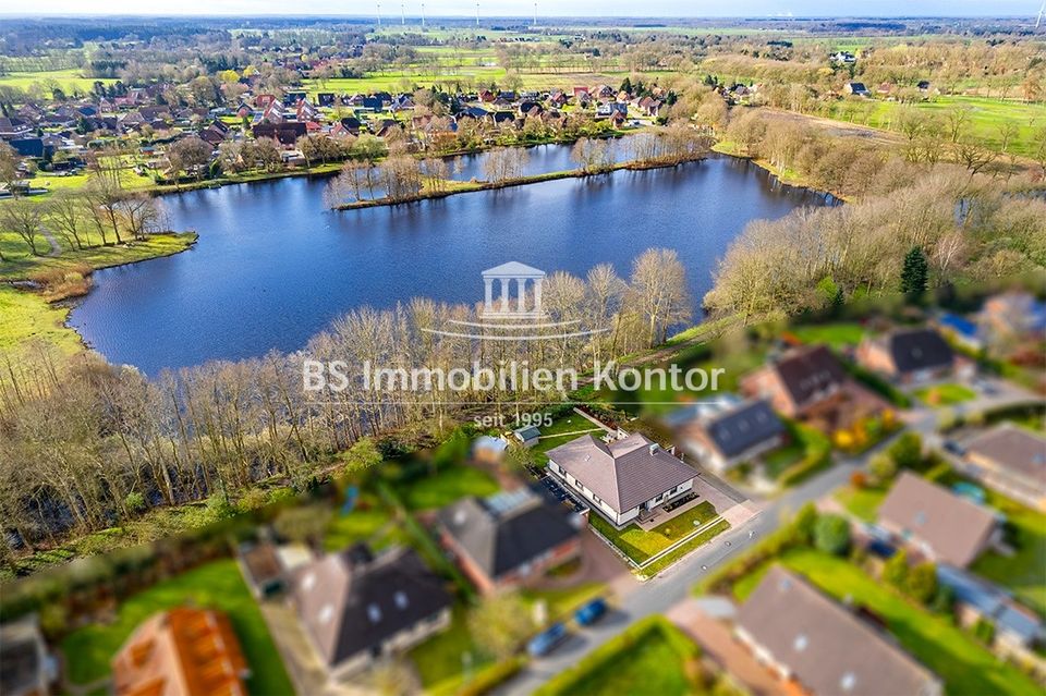 Naturliebhaber aufgepasst, barrierefreies Wohnen für Jung & Alt mit Blick a. d. Hahnentangersee in Rhauderfehn