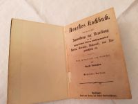 Antikes Kochbuch ca. 1880 Hessen - Hanau Vorschau