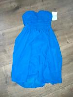 schulterfreies Kleid Blau in Größe 34 Rheinland-Pfalz - Hachenburg Vorschau