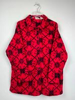 Vintage Crazy Pattern Fleece Hemd - Retro Shirt-Oldschool- Gr. XL Niedersachsen - Neuenhaus Vorschau