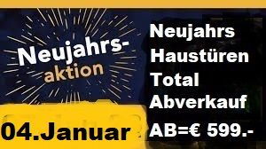 SCHÜCO-HAUSTÜREN-ALU=Frühjahrs=LAGERABVERKAUF=MAI=RABATT- ABVERKRAUF=GROAß-ABVERKSPREISE=am S999.-Vorbeikommen u. Mitneh. von 10°°-19°°men SONDER-KTION=SAMSTAG=18.MAI in Obersulm