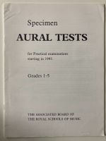 Aural tests Grade 1-5 Notenbuch Noten Nordrhein-Westfalen - Ochtrup Vorschau