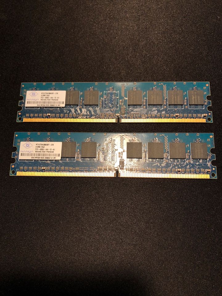 DDR2 Arbeitsspeicher Nanya 1GB (2 x 512MB) 533 Mhz in Baunatal