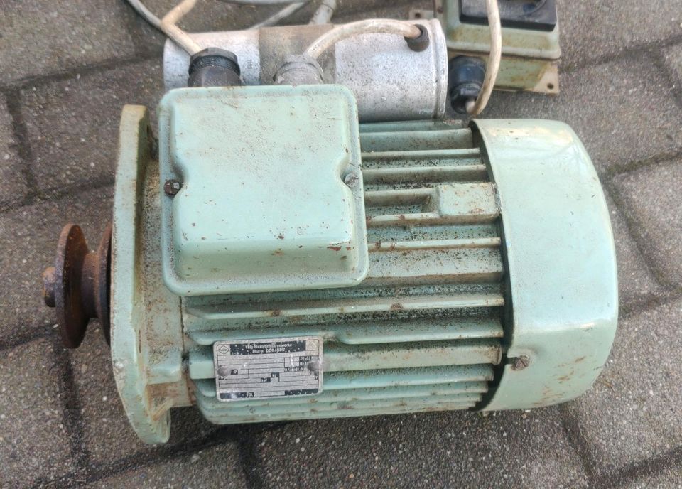 1,1kw Elektromotor FAMR 80 G2 DDR Thurm VEB Säge Motor in Neustadt-Glewe