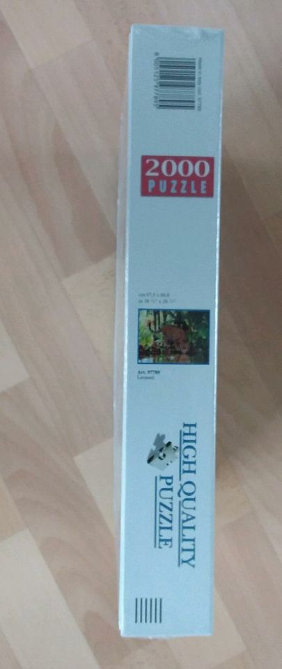 Puzzle "Leopard " NEU Original verpackt 2000 Teile Clementoni in Schlierbach