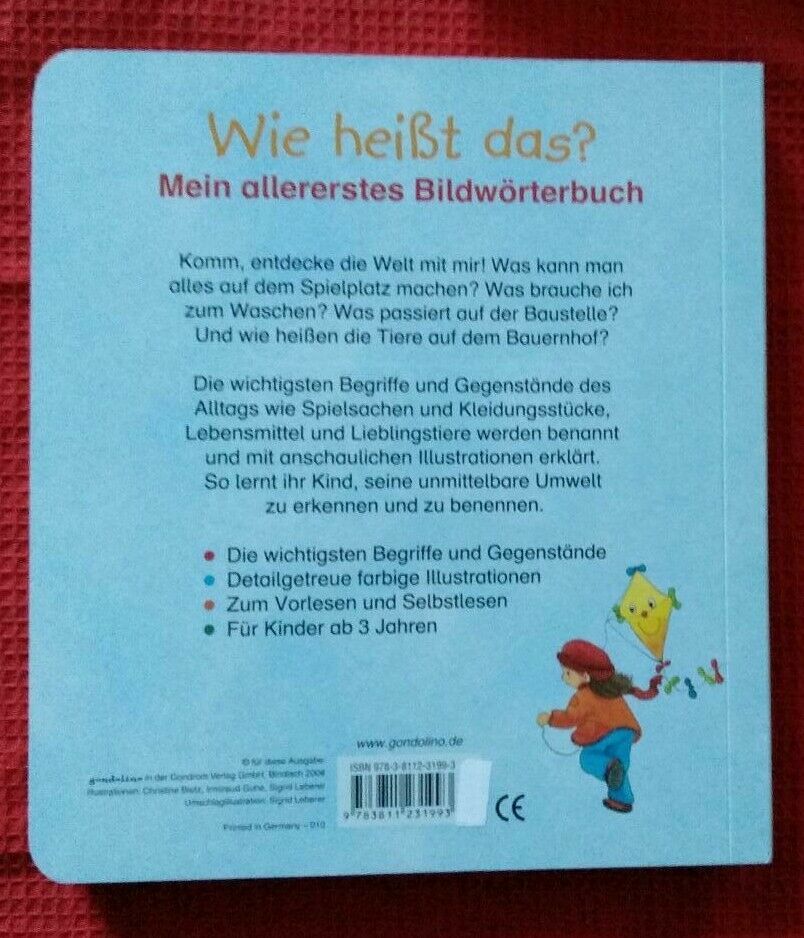 Kinderbuch. Wie heißt das? Mein allerstes Bildwörterbuch in Berlin