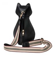 Neu! Schultertasche mit Gürtel Katze Damen Tasche schwarz Obervieland - Kattenesch Vorschau