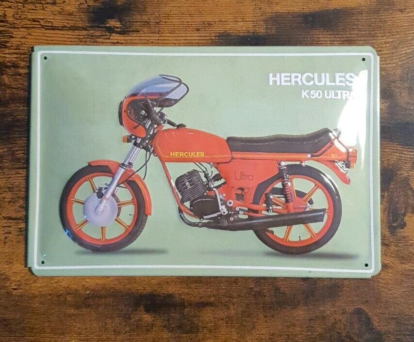 Hercules Mofa Moped Ultra Deko Blechschild Motorrad Schild #1155 in Bielefeld