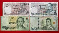 Thailand 8 Baht Banknoten Lot บาท Lübeck - St. Lorenz Nord Vorschau