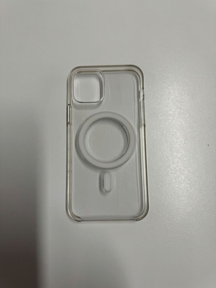 Apple Clear Case mit MagSafe für IPhone 12 / 12Pro und Panzerglas in Wulkenzin