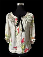 Tolle hellgrün geblümte Bluse von H&M, Gr. 34 Brandenburg - Panketal Vorschau
